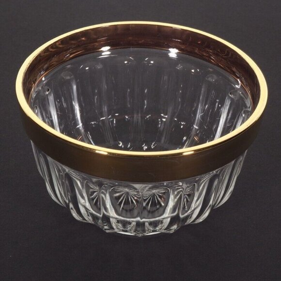 Gold Trim Candy Dish Dessert Bowl Baroque Small - Picture 2 of 6